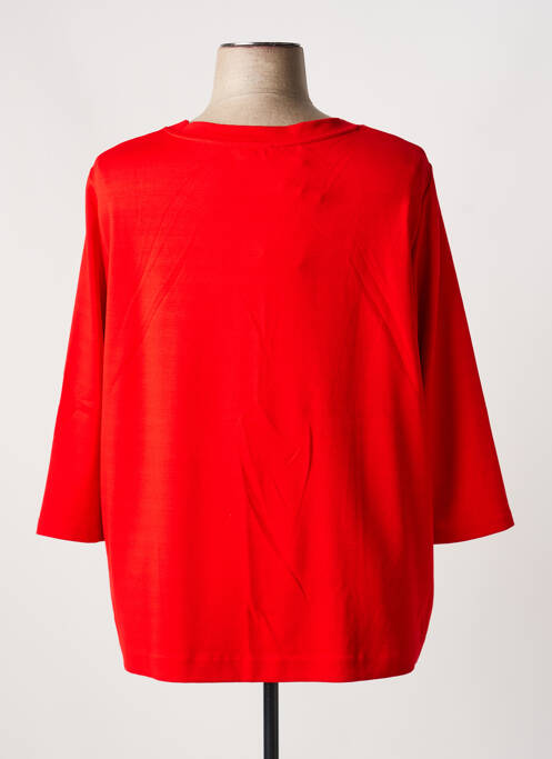 Sweat-shirt stretch manches 3/4 rouge GERRY WEBER femme