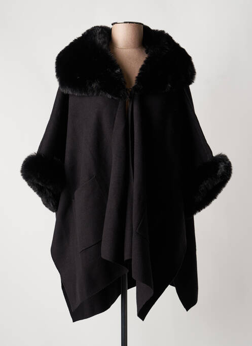 Poncho noir JOSEPH RIBKOFF femme