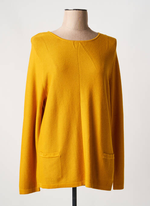 Pull coupe cintrée manches longues jaune GERRY WEBER femme