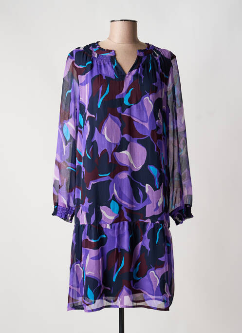 Robe mi-longue violet STREET ONE femme