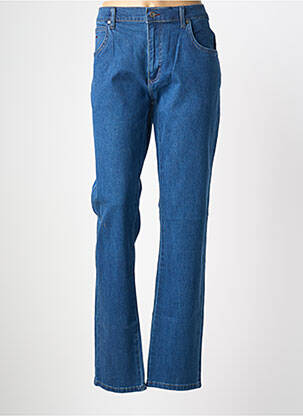 Jeans coupe droite stretch taille normale bleu GENDIVE femme