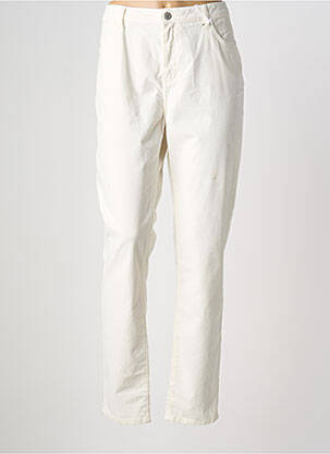 Pantalon slim stretch taille normale beige KANOPE femme