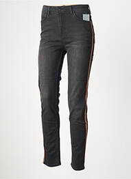 Jeans coupe slim stretch taille normale noir CONCEPT K femme
