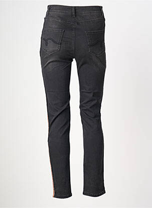 Jeans coupe slim stretch taille normale noir CONCEPT K femme