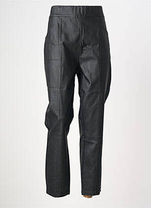 Pantalon droit stretch taille haute noir STREET ONE femme