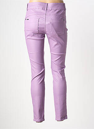 Pantalon slim taille basse taille basse violet STREET ONE femme