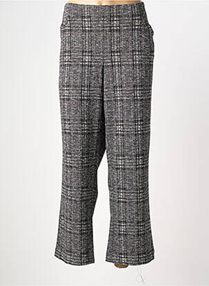 Pantalon 7/8 taille élastique taille normale gris JOSEPH RIBKOFF femme
