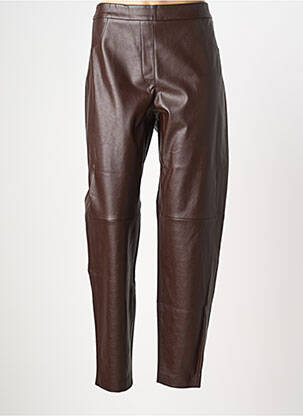 Pantalon droit taille élastique taille normale marron GERRY WEBER femme