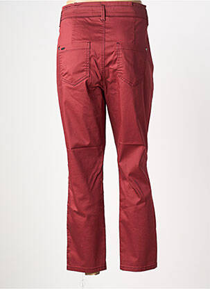 Pantalon 7/8 stretch taille normale rouge STREET ONE femme