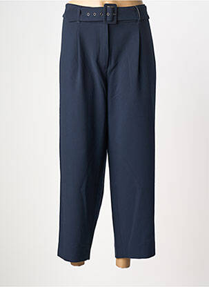 Pantalon 7/8 taille à pinces taille normale bleu BETTY BARCLAY femme