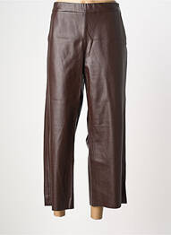 Pantalon 7/8 taille élastique taille normale marron GERRY WEBER femme