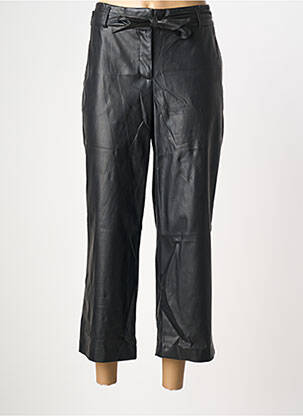 Pantalon 7/8 taille à pinces taille normale noir COMMA, femme
