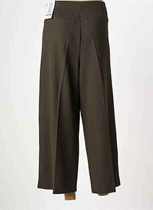 Pantalon 7/8 taille à pinces taille basse vert TAIFUN femme