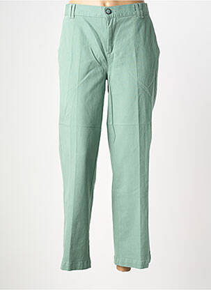 Pantalon 7/8 stretch taille normale vert STREET ONE femme