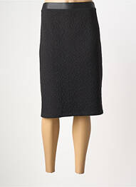 Jupe mi-longue stretch noir GRIFFON femme
