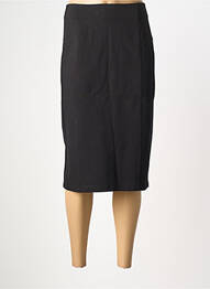 Jupe mi-longue stretch noir GRIFFON femme