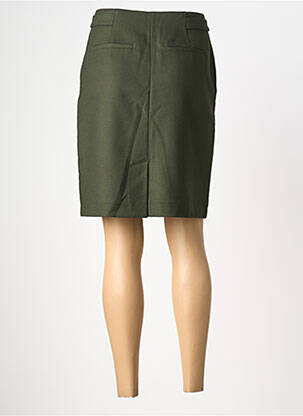 Jupe mi-longue taille à pinces vert S.OLIVER femme