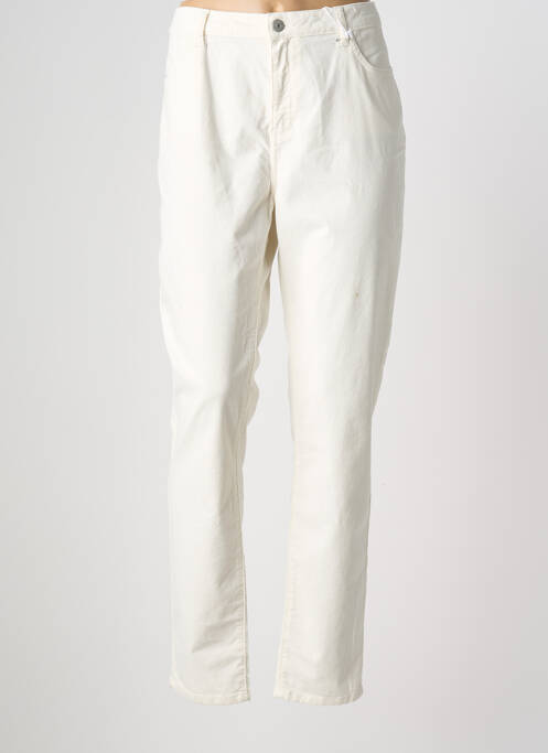Pantalon slim stretch taille normale beige KANOPE femme