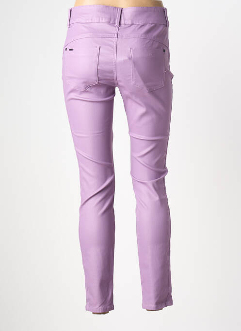 Pantalon slim taille basse taille basse violet STREET ONE femme