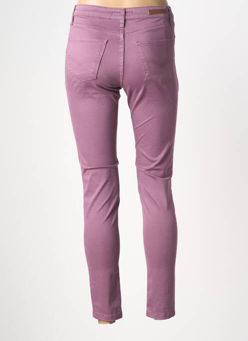 Jeans coupe slim stretch taille normale violet LCDN femme