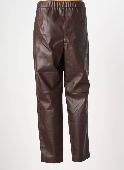 Pantalon droit taille élastique taille normale marron GERRY WEBER femme