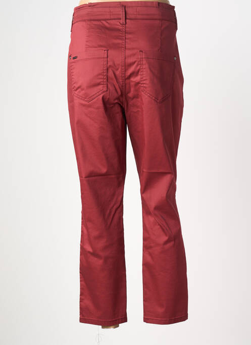 Pantalon 7/8 stretch taille normale rouge STREET ONE femme