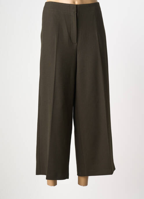 Pantalon 7/8 taille à pinces taille basse vert TAIFUN femme