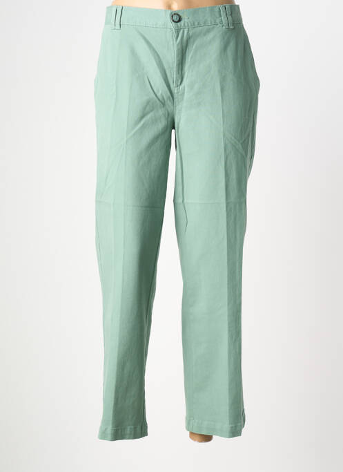 Pantalon 7/8 stretch taille normale vert STREET ONE femme