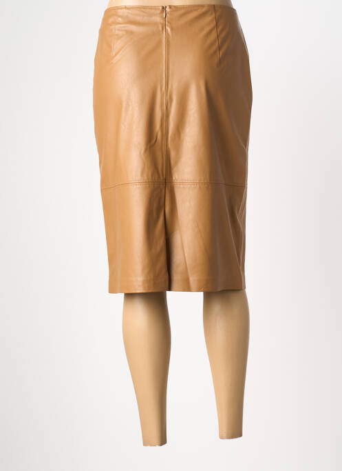Jupe mi-longue taille à pinces marron GERRY WEBER femme