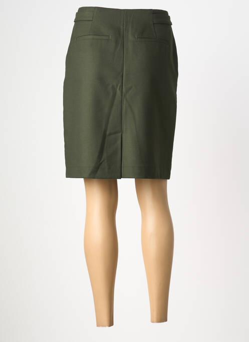 Jupe mi-longue taille à pinces vert S.OLIVER femme