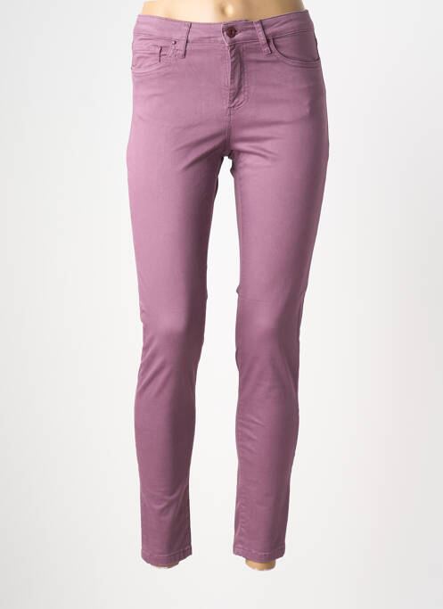 Jeans coupe slim violet LCDN femme