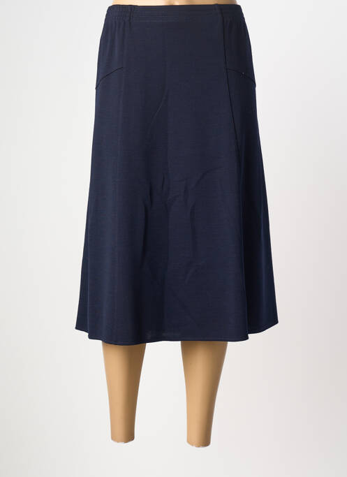 Jupe mi-longue bleu GRIFFON femme