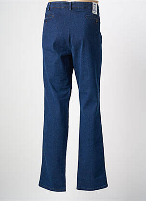 Pantalon chino stretch taille normale bleu MEYER homme