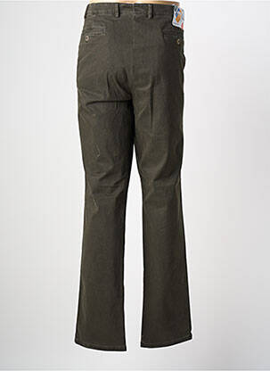 Pantalon chino tissage chiné taille normale vert MEYER homme