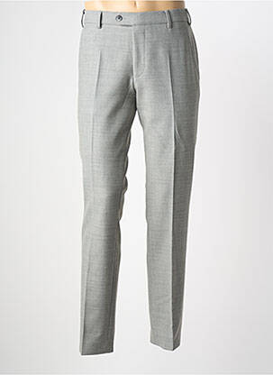 Pantalon slim tissage chiné taille haute gris MEYER homme