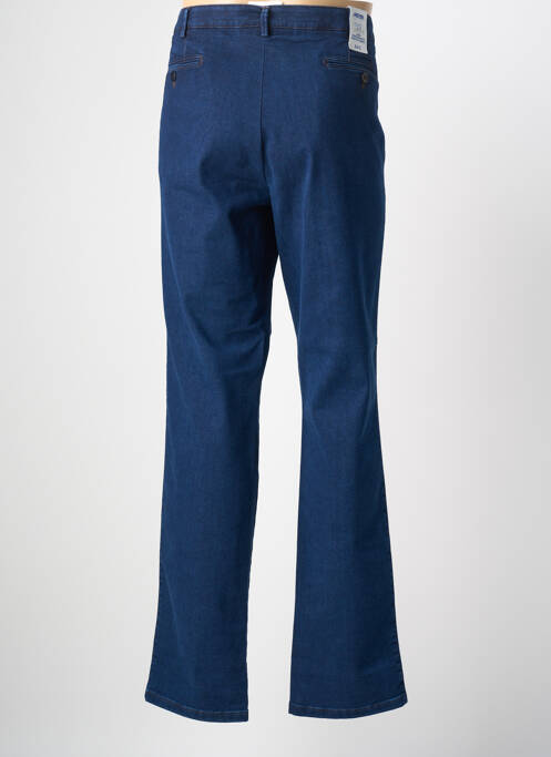 Pantalon chino stretch taille normale bleu MEYER homme