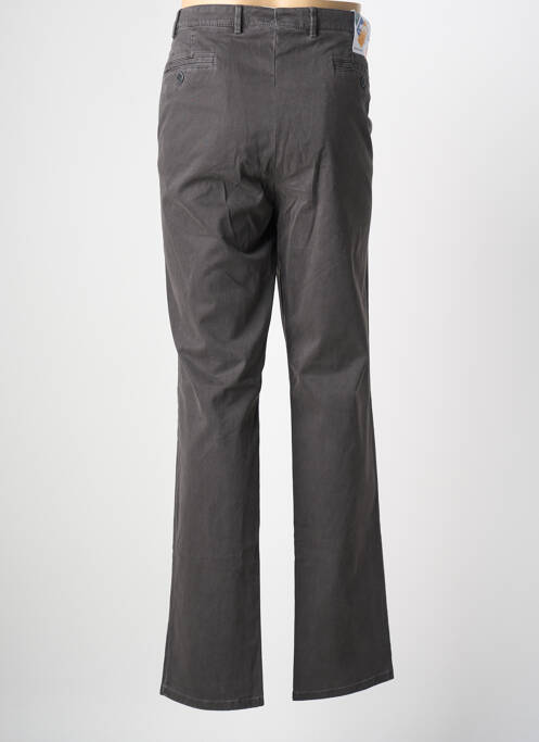 Pantalon chino tissage chiné taille normale gris MEYER homme