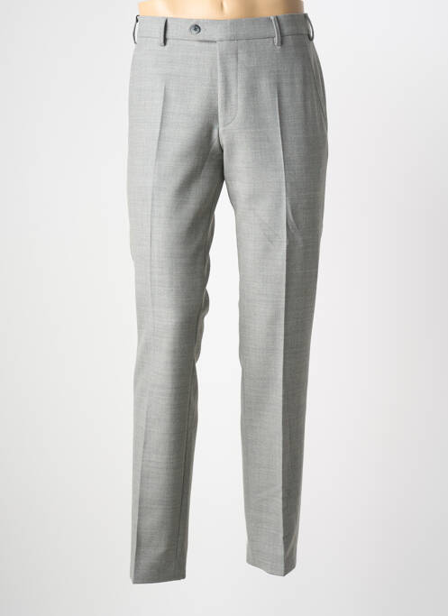 Pantalon slim tissage chiné taille haute gris MEYER homme