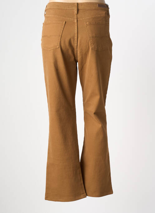 Jeans coupe droite marron LCDN femme