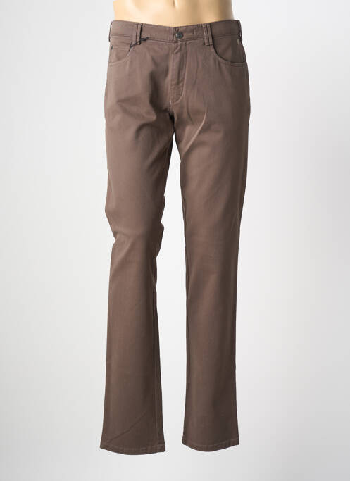 Jeans coupe slim marron MEYER homme