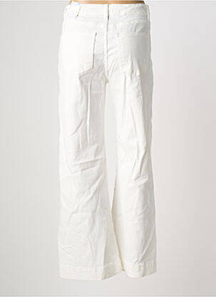 Jean coupe flare stretch taille normale blanc ONADO femme