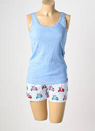 Pyjama ajustée bleu REBELLE BY PASTUNETTE femme