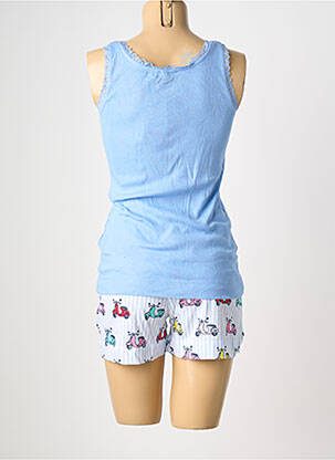 Pyjama ajustée bleu REBELLE BY PASTUNETTE femme