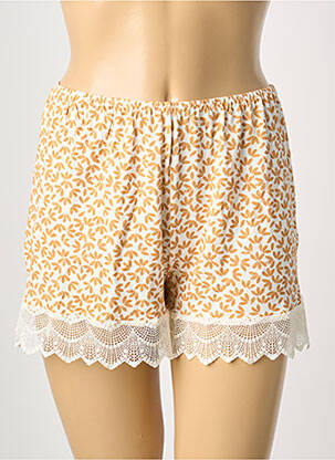Shorty stretch marron ANTIGEL femme