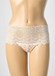 Shorty effet matière satinée beige ANTIGEL femme