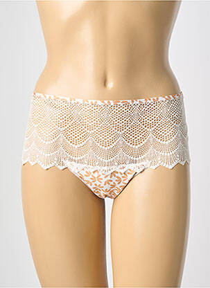 Shorty effet matière satinée beige ANTIGEL femme