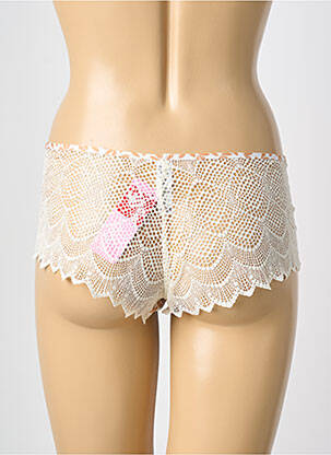 Shorty effet matière satinée beige ANTIGEL femme