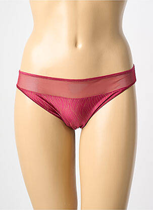 Culotte tissage satiné rouge ANTIGEL femme