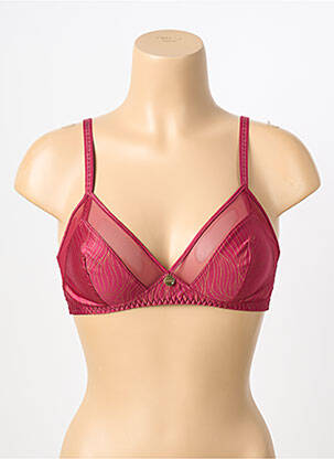 Soutien-gorge sans armature haut soutien-gorge emboitant rouge ANTIGEL femme