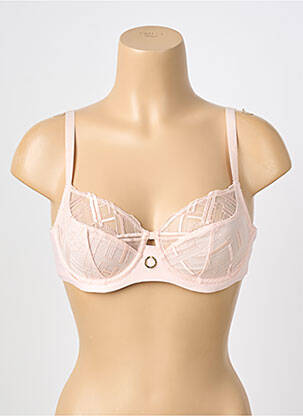 Soutien-gorge effet matière satinée haut soutien-gorge emboitant rose CHANTELLE femme